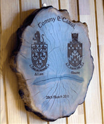 Bog Yew Plaque 2T